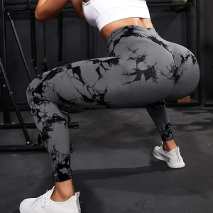 Tie Dye Seamless Butt Lifting Yoga Pants